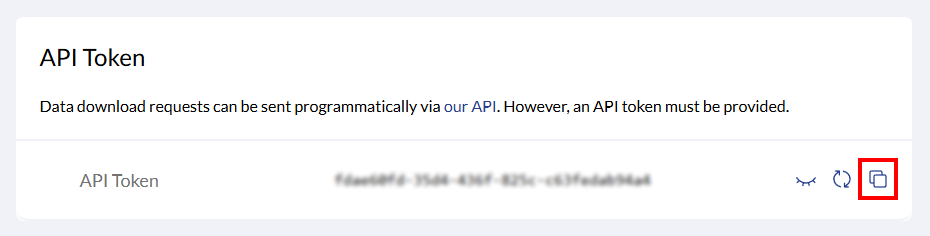 CDS API key